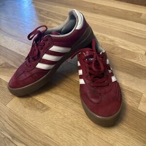 Adidas Busenitz Burgundy Men’s Size 10 Shoes. Updated Insoles Suede/Leather